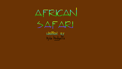 A safari 3532